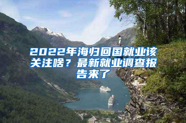 2022年海归回国就业该关注啥？最新就业调查报告来了