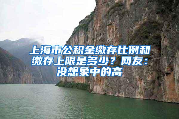 上海市公积金缴存比例和缴存上限是多少？网友：没想象中的高