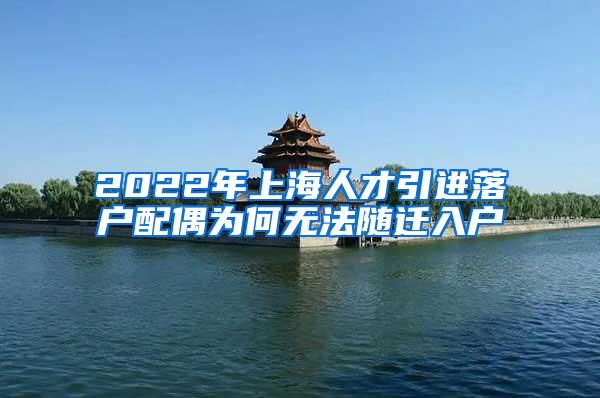 2022年上海人才引进落户配偶为何无法随迁入户