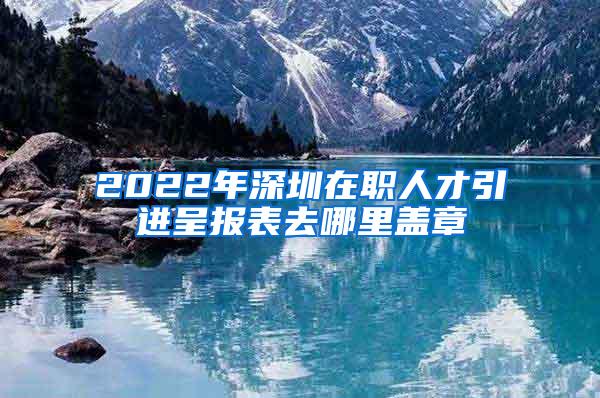 2022年深圳在职人才引进呈报表去哪里盖章