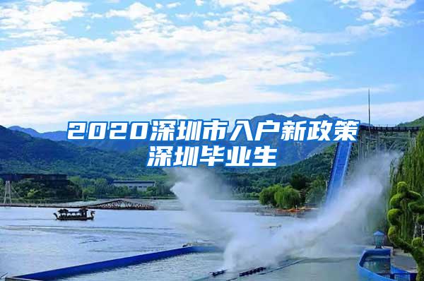 2020深圳市入户新政策深圳毕业生