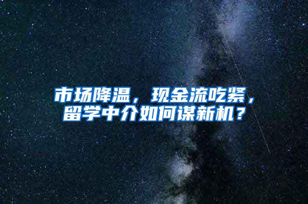 市场降温，现金流吃紧，留学中介如何谋新机？