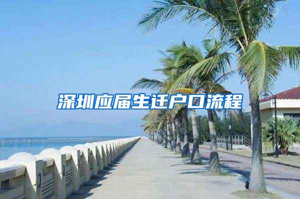 深圳应届生迁户口流程