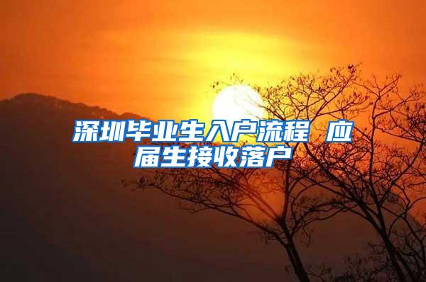 深圳毕业生入户流程 应届生接收落户