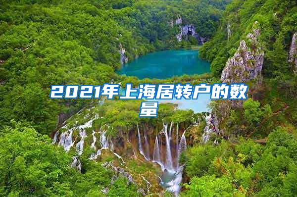 2021年上海居转户的数量