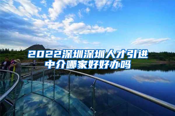 2022深圳深圳人才引进中介哪家好好办吗