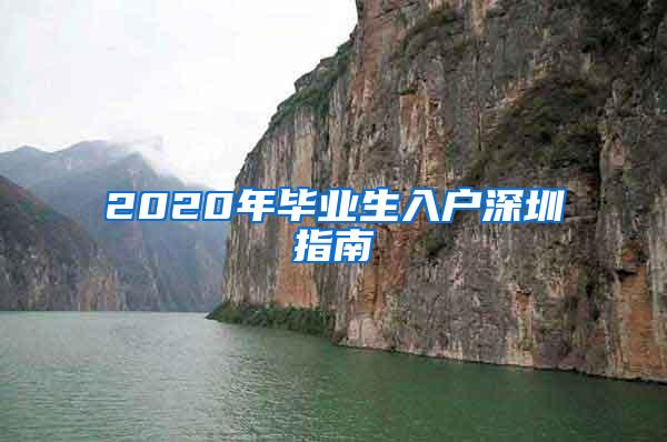 2020年毕业生入户深圳指南