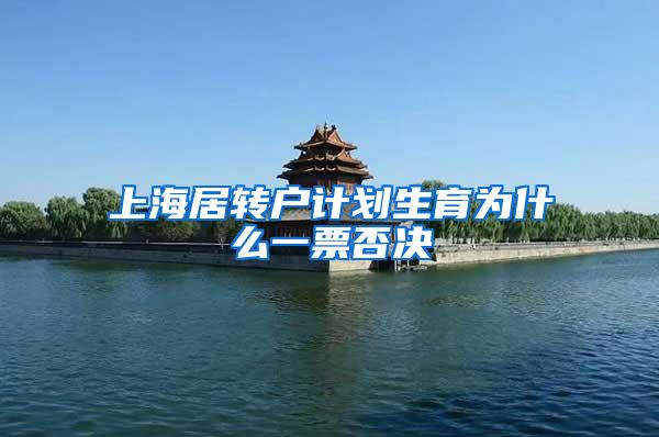 上海居转户计划生育为什么一票否决