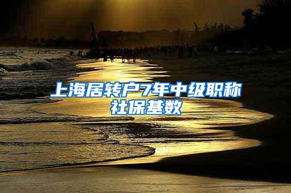 上海居转户7年中级职称社保基数