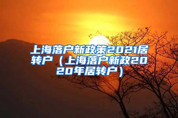 上海落户新政策2021居转户（上海落户新政2020年居转户）