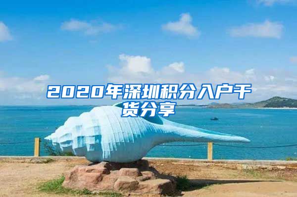 2020年深圳积分入户干货分享