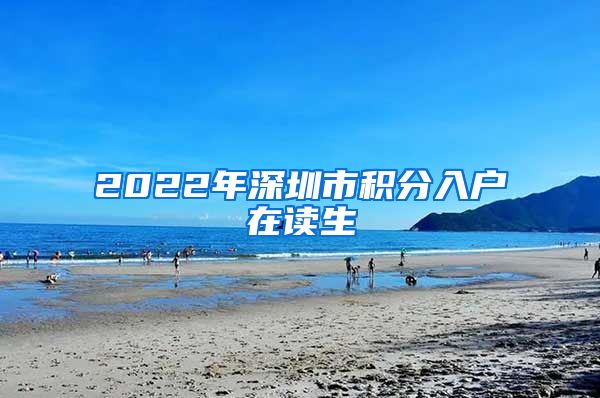 2022年深圳市积分入户在读生