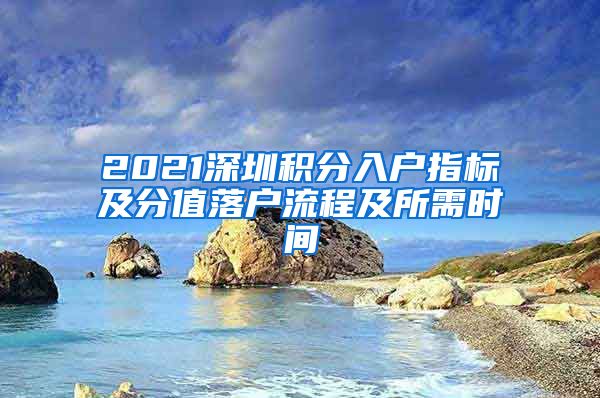 2021深圳积分入户指标及分值落户流程及所需时间