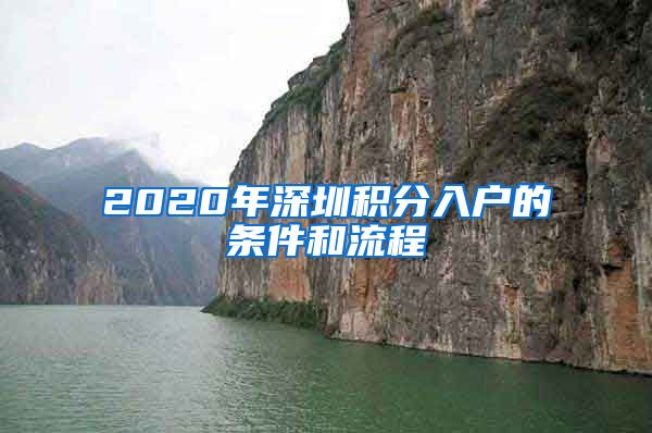 2020年深圳积分入户的条件和流程