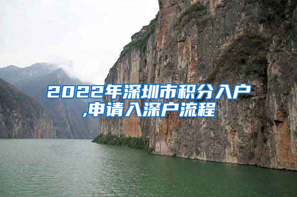 2022年深圳市积分入户,申请入深户流程