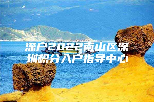 深户2022南山区深圳积分入户指导中心