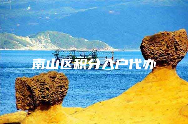 南山区积分入户代办